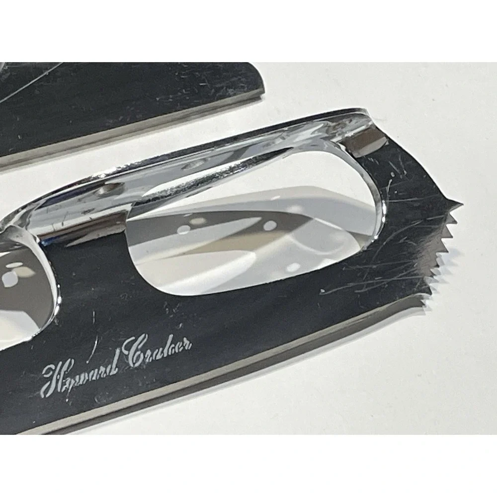 Vintage MK Phantom Figure Skating Blades Size 10 Howard Cracker Engraved England